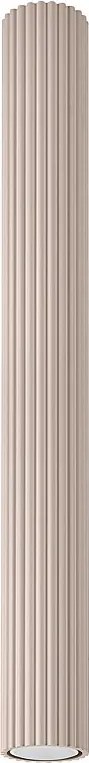 Lampa Sufitowa Minimalistyczny Karbon, Aluminium - 1 Źródło - L.6.5 X H.60 Cm - Taupe