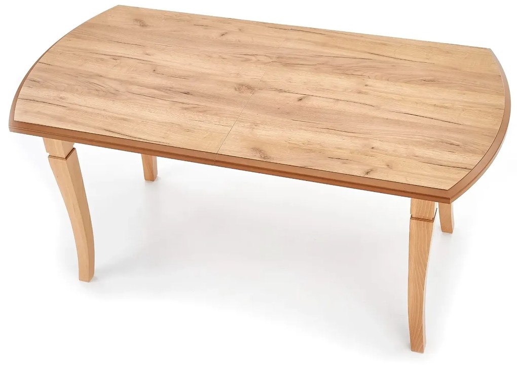 Stół FRYDERYK 160(240)x90 dąb craft rozkładany HALMAR