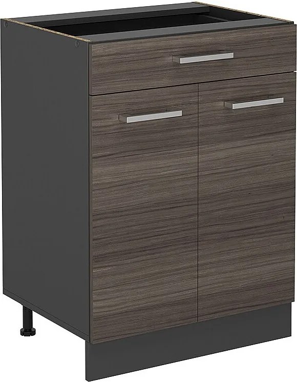 Szafka dolna do kuchni szlachetna szarość 60x46x81.6 r-line