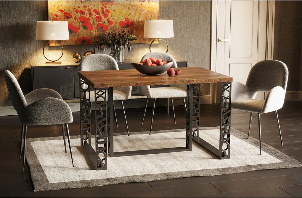 Stół rozkładany EWEREST 130(250)x80 dąb stirling