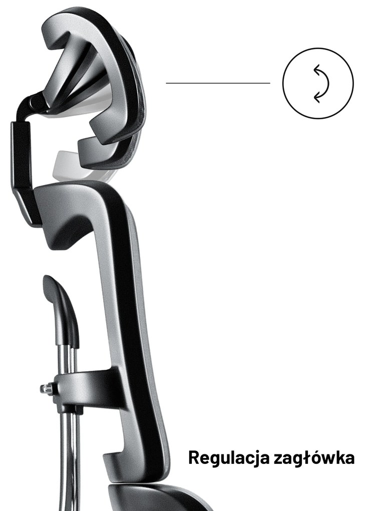 Fotel ergonomiczny Diablo V-Master, czarno-szary