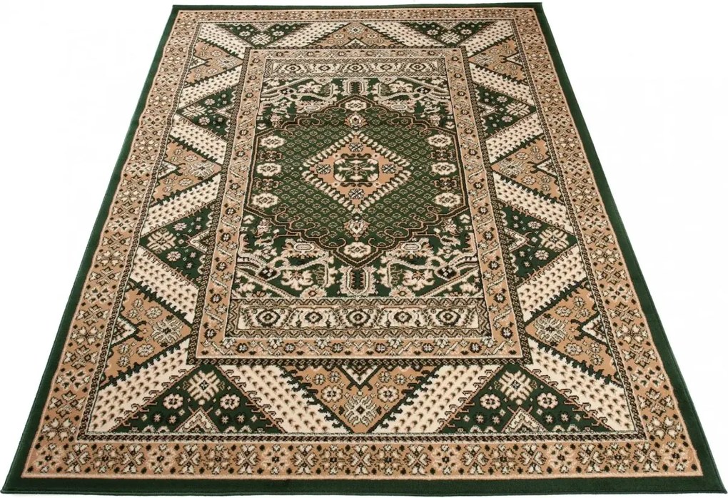 Zielony dywan orientalny E1-B72
