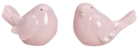 Ceramiczny ptaszek BIRDAMIC 9 cm - różne warianty Kolor: Biały