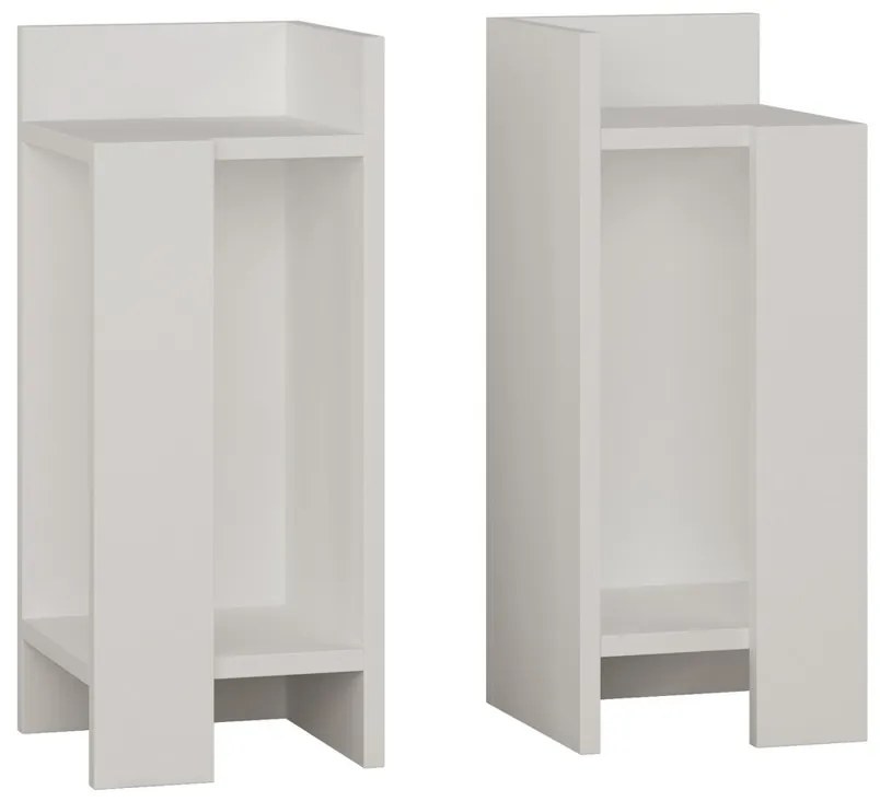 Stolik nocny Elos White, 2 szt.