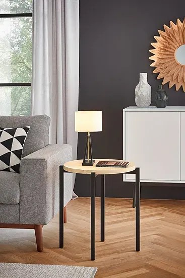 Okrągły stolik kawowy dąb artisan R2-S58