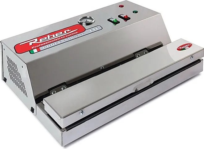 Profesjonalne urządzenie do pakowania próżniowego Reber 9709NEL inox 280W, pompa samosmarująca, zgrzew 32 cm, maksymalne próżnienie 900 mbar