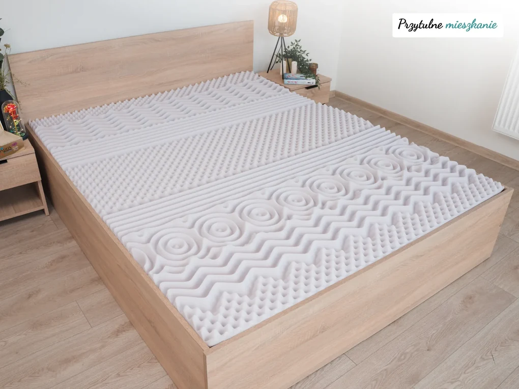 Materac piankowy DELUXE 160 x 200 cm Ochrona materaca: W TYM ochraniacz na materac