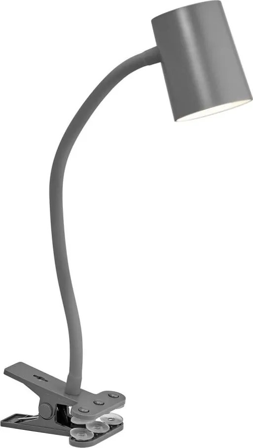 Osram - Lampka biurkowa z klipsem DESK LINE 1xGU10/9W/230V szara