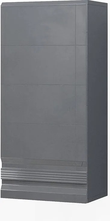 Szafka łazienkowa antracyt wysoki połysk 36.4x23.5x77 fredd