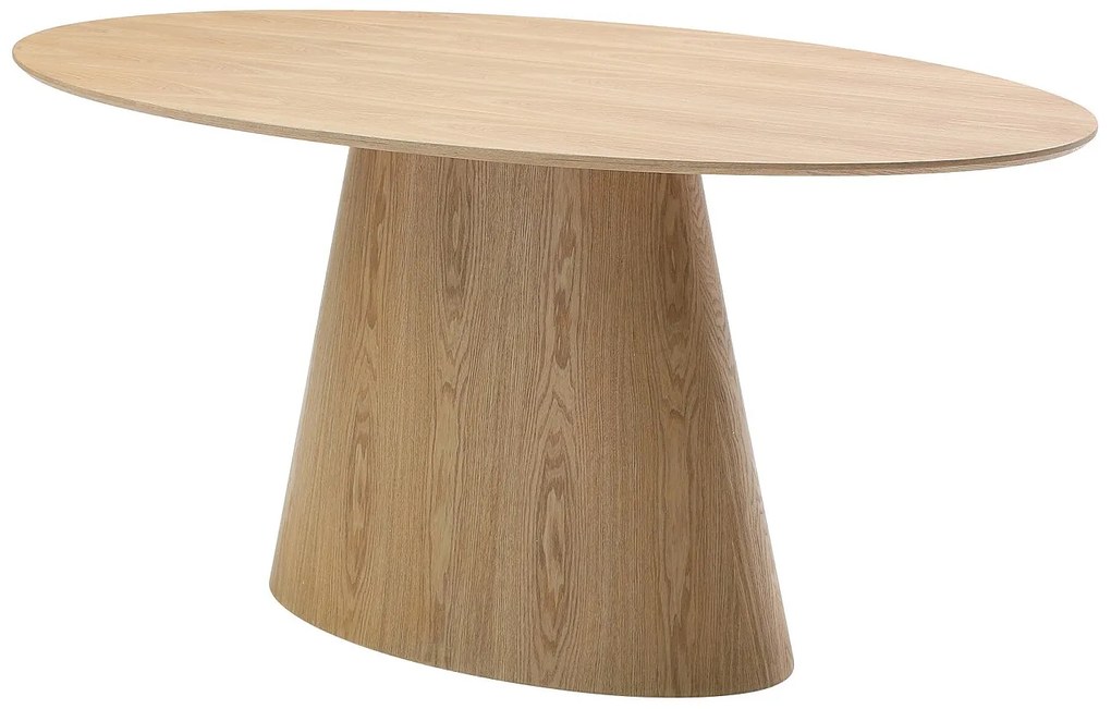 Stół do jadalni dla 6 osób z MDF - Naturalny jasny - ANTELADA