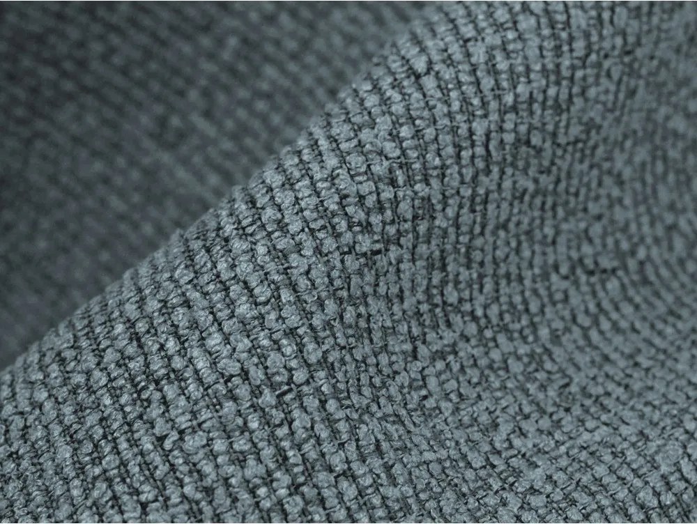 Niebieska sofa z materiału bouclé 255 cm Aloha – Makamii