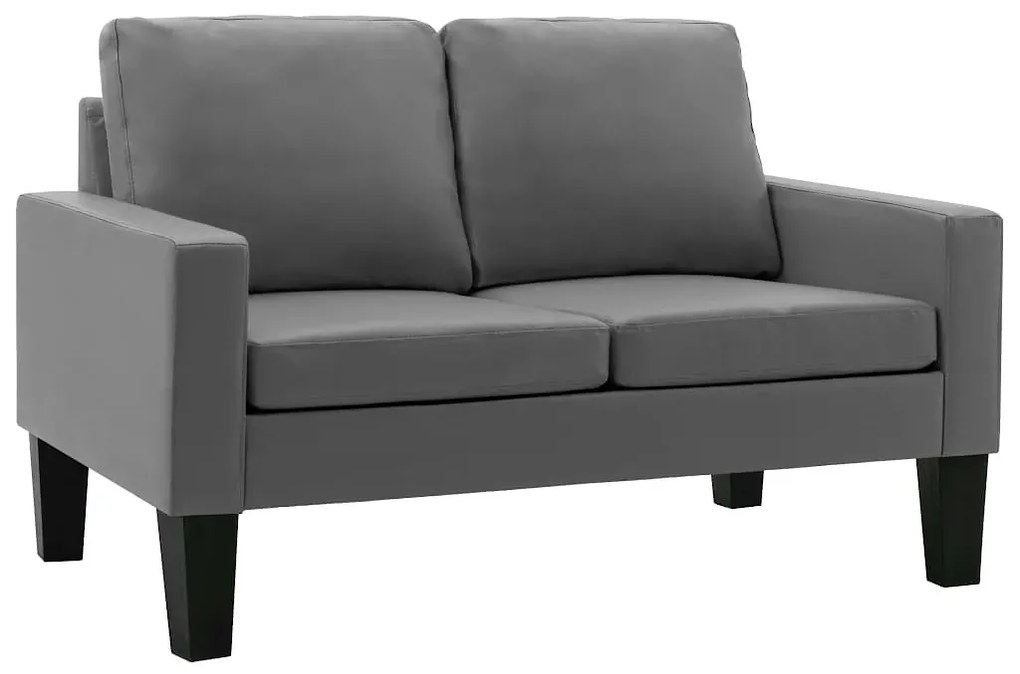 Szara dwuosobowa sofa do salonu - Clorins 2X