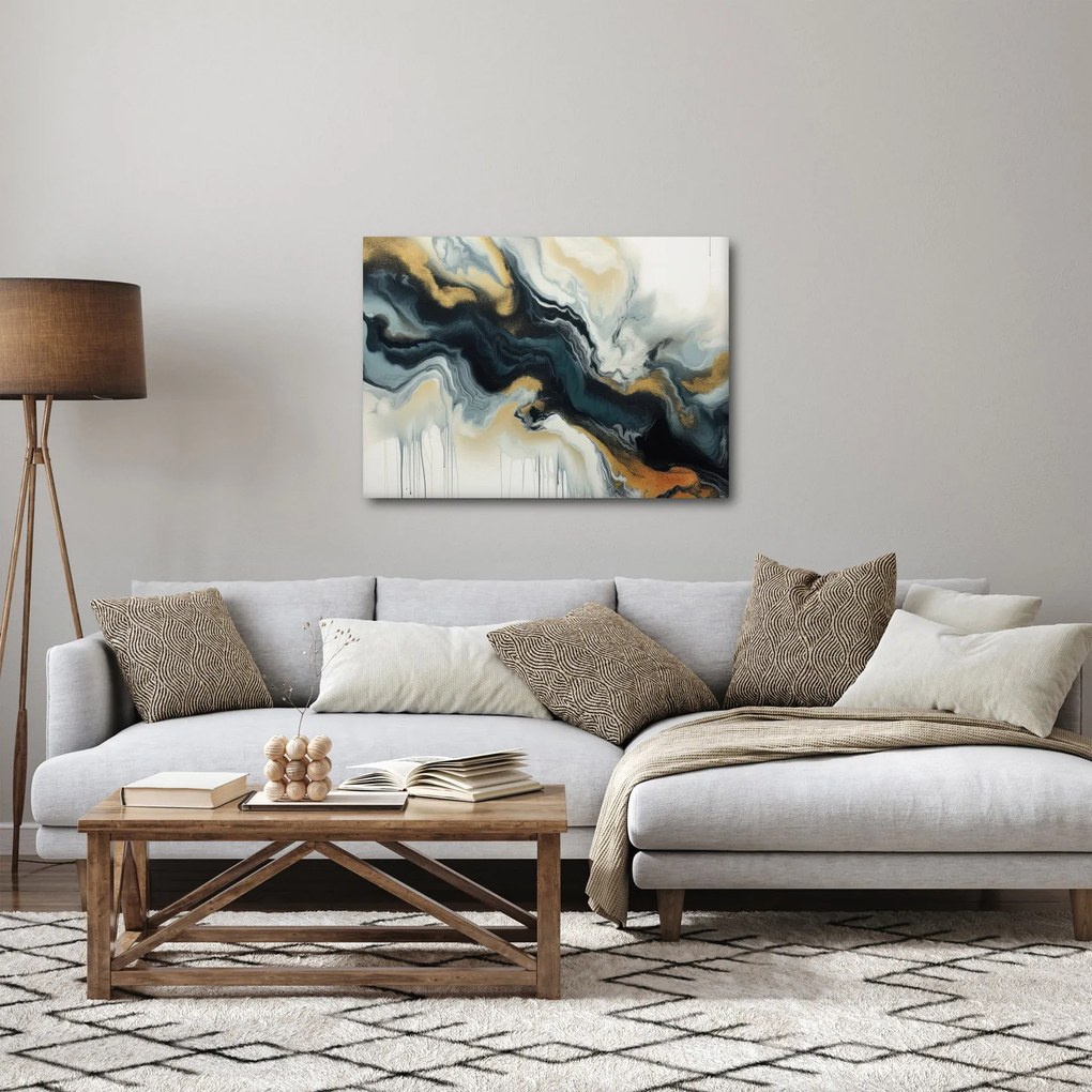 Obraz - Rysunek marmurkowy (70x50 cm)