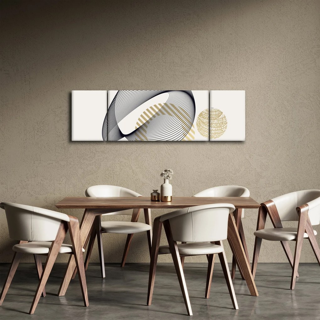 Obraz - Kształty geometryczne N⁰3 (170x50 cm)