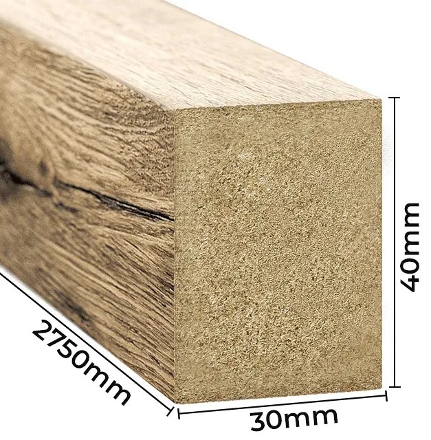 Lamele ścienne 12 szt. dąb wotan R4-F49