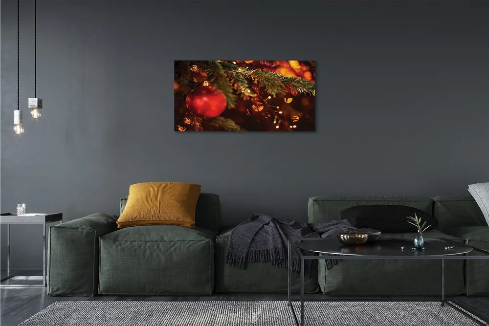 Obraz drukowany na płótnie Bombka