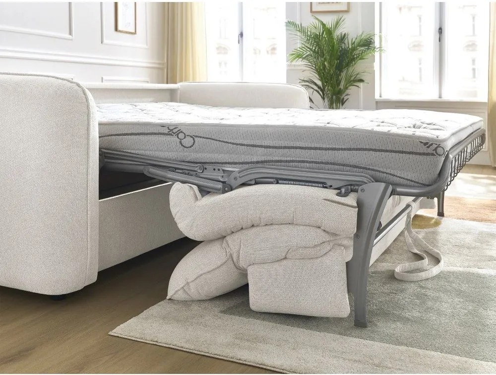 Biała sofa 216 cm Achille – Bobochic Paris