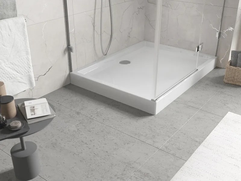 Mexen Flow+ brodzik prostokątny 90 x 80 cm, biały połysk - 46R108090H
