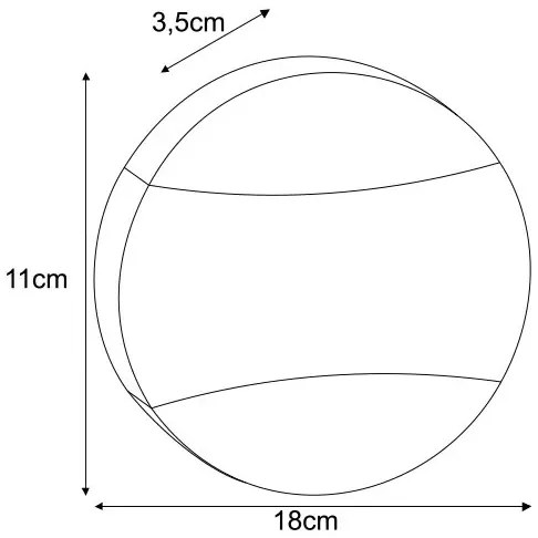 Czarno-biały kinkiet zewnętrzny LED owalny - 5X S334 R9-K47