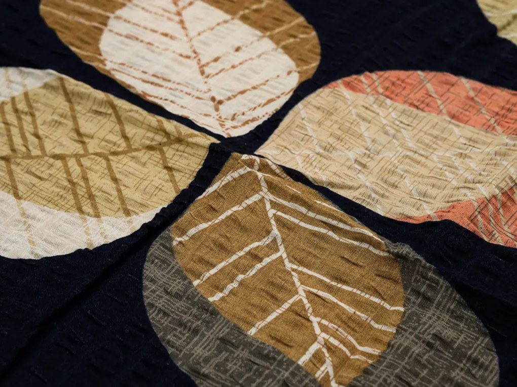 PrzytulneMieszkanie.pl PrzytulneMieszkanie.pl Pościel z kory z bawełny Renforcé AUTUMN LEAF kolorowa Rozmiar pościeli: 70 x 90 cm | 140 x 200 cm