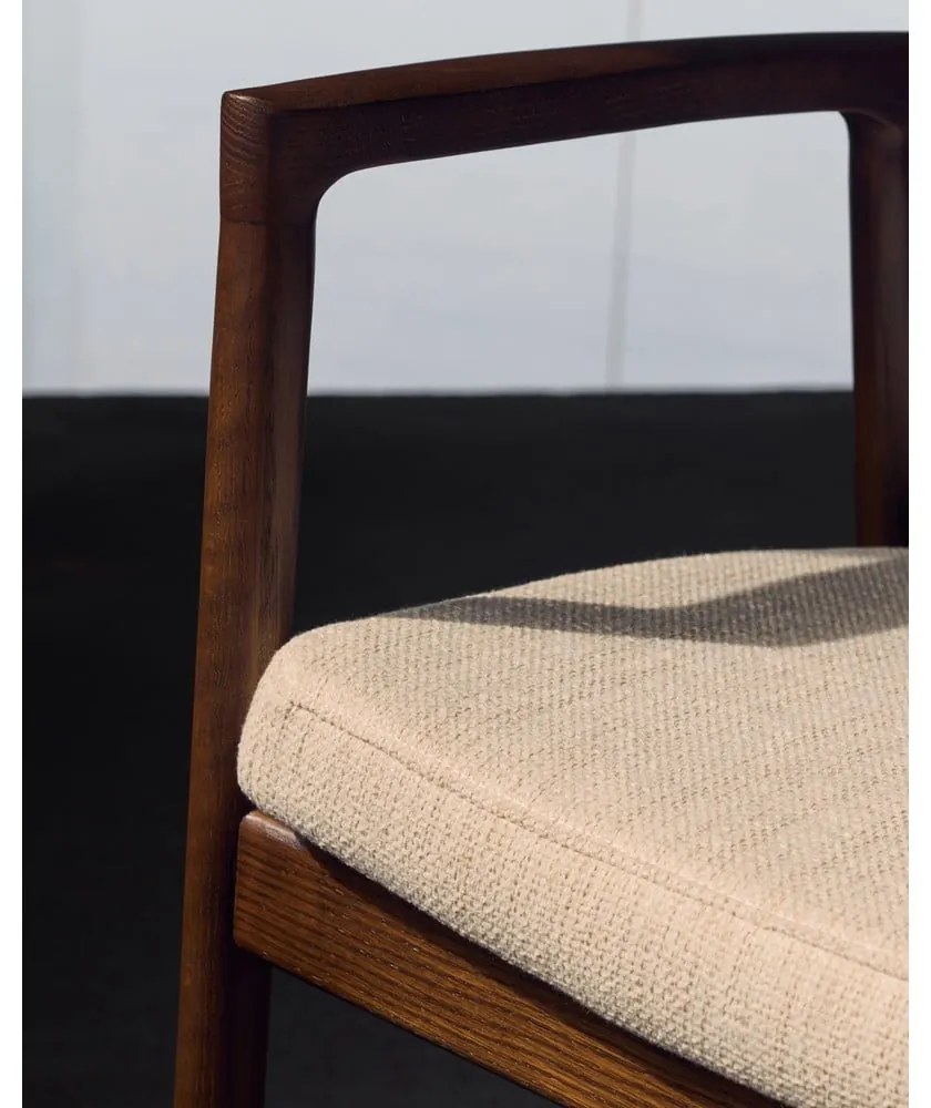 Brązowe krzesło Alocs – Kave Home