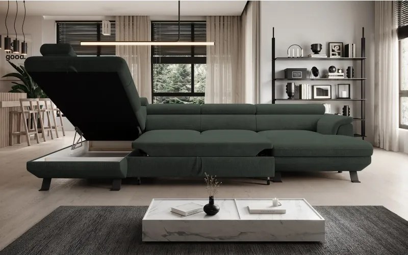 Narożnik RAVEN XL z funkcją spania WERSAL