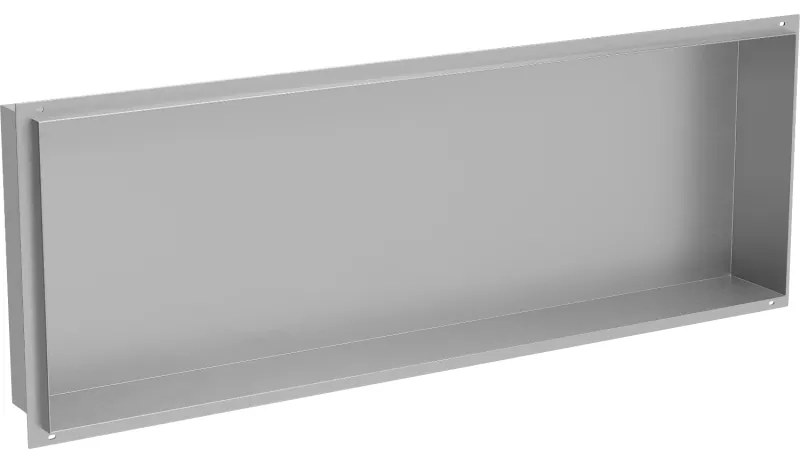 Mexen X-Wall-NR półka wnękowa bez kołnierza 90 x 30 cm, inox - 1911903010