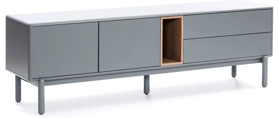 Niebieska/szara szafka pod TV 180x56 cm Corvo – Teulat