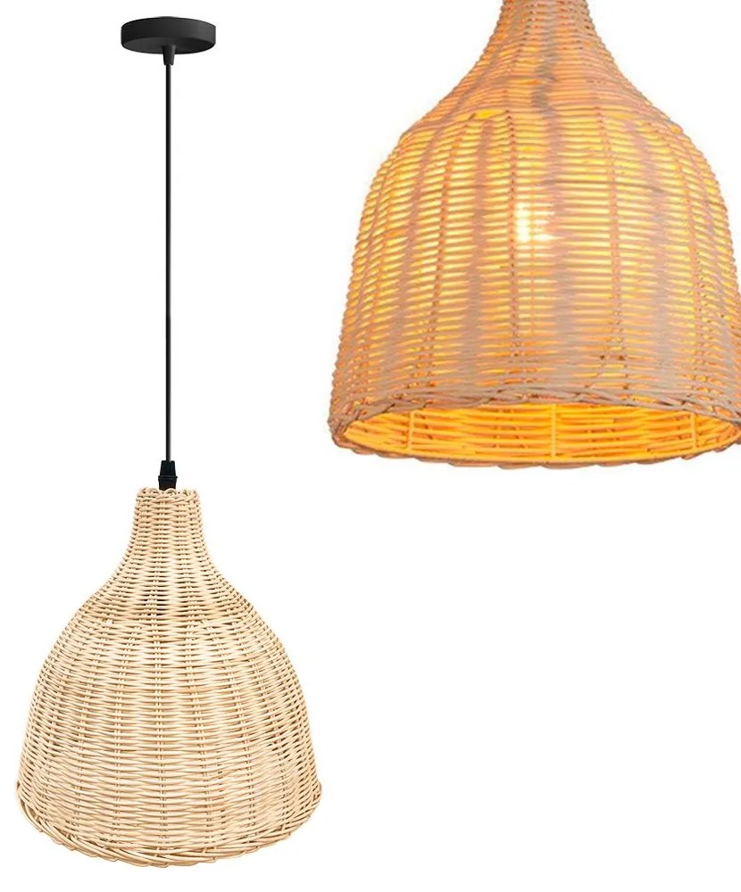 LAMPA SUFITOWA WISZĄCA BOHO NATURAL APP1645-1CP