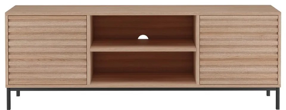 Szafka pod TV w dekorze dębu w naturalnym kolorze 140x50 cm Celine – Støraa
