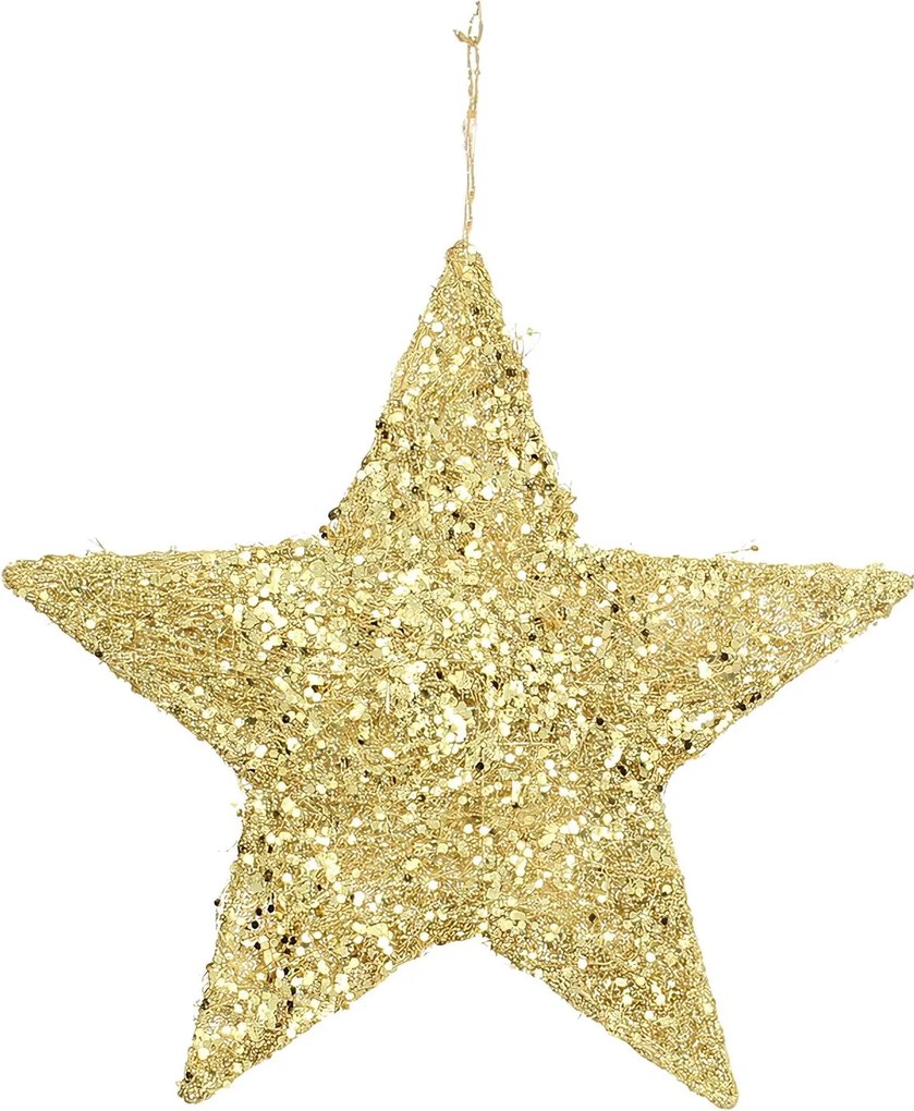 Dekoracja Golden Star 25cm