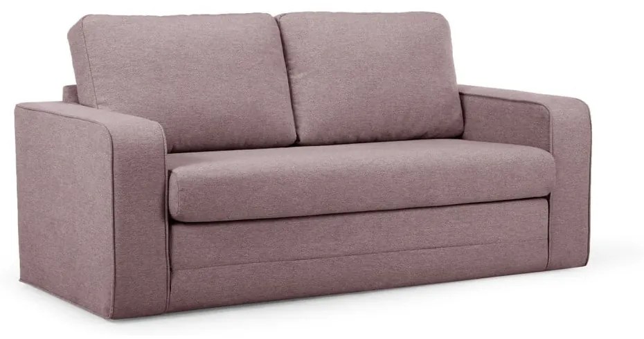 Jasnoróżowa rozkładana sofa 160 cm Come – Bobochic Paris