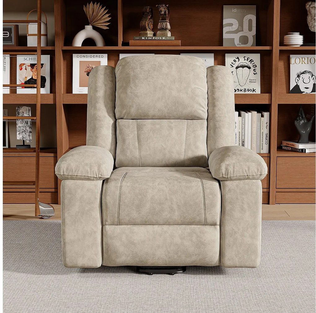 Luksusowy elektryczny fotel relaksacyjny i masujący