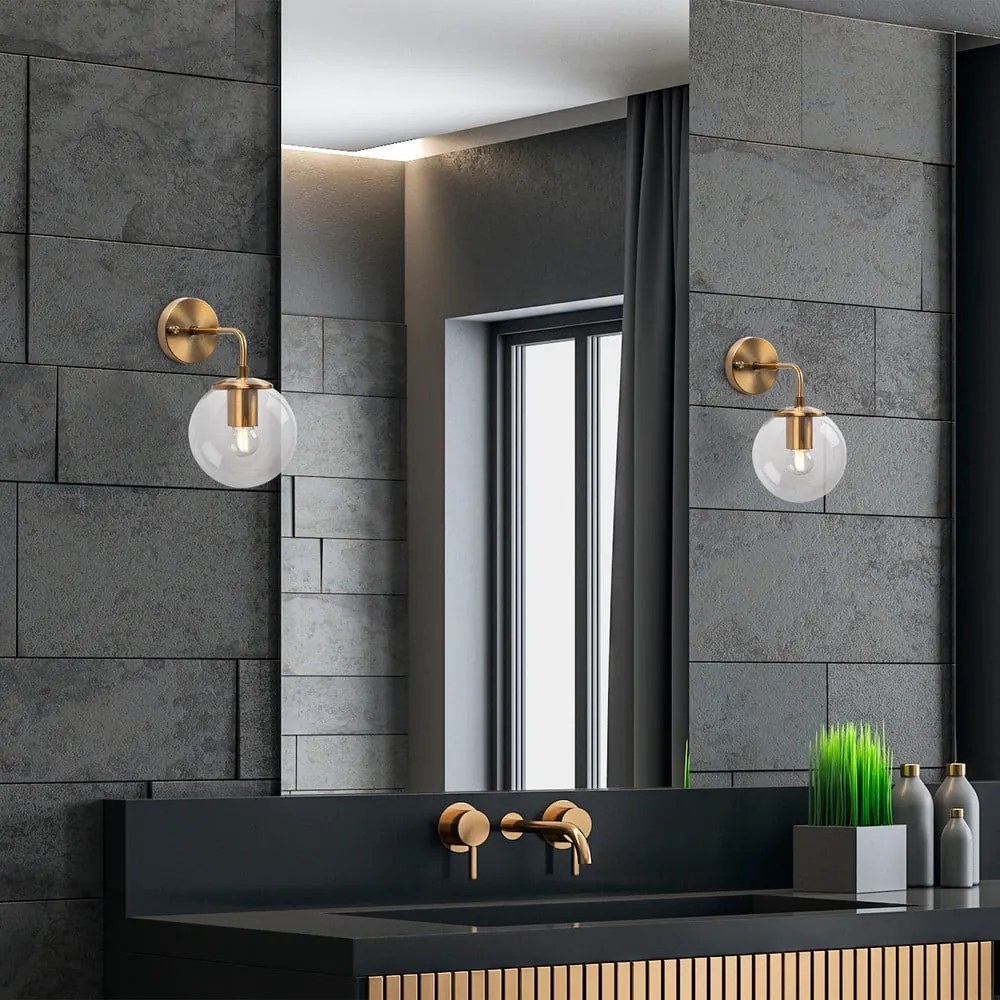 Kinkiet w kolorze mosiądzu ø 15 cm Viran – Opviq lights