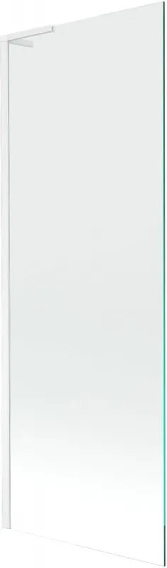 Mexen Next L parawan nawannowy 1-skrzydłowy 70 x 150 cm, transparent, biały - 895-070-000-03-00-20