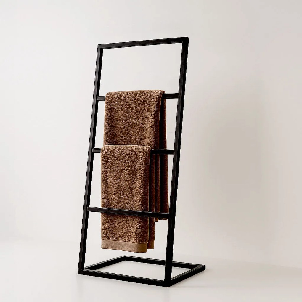 Nowoczesny wieszak stojący Edge Black