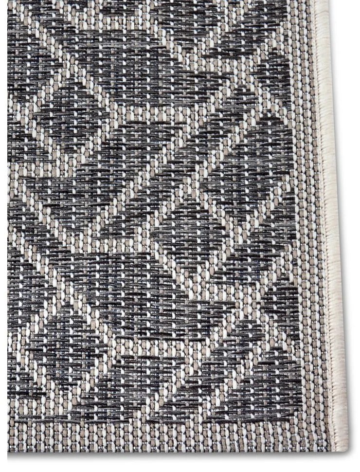 Ciemnoszary dywan odpowiedni na zewnątrz 76x150 cm Clyde Eru – Hanse Home