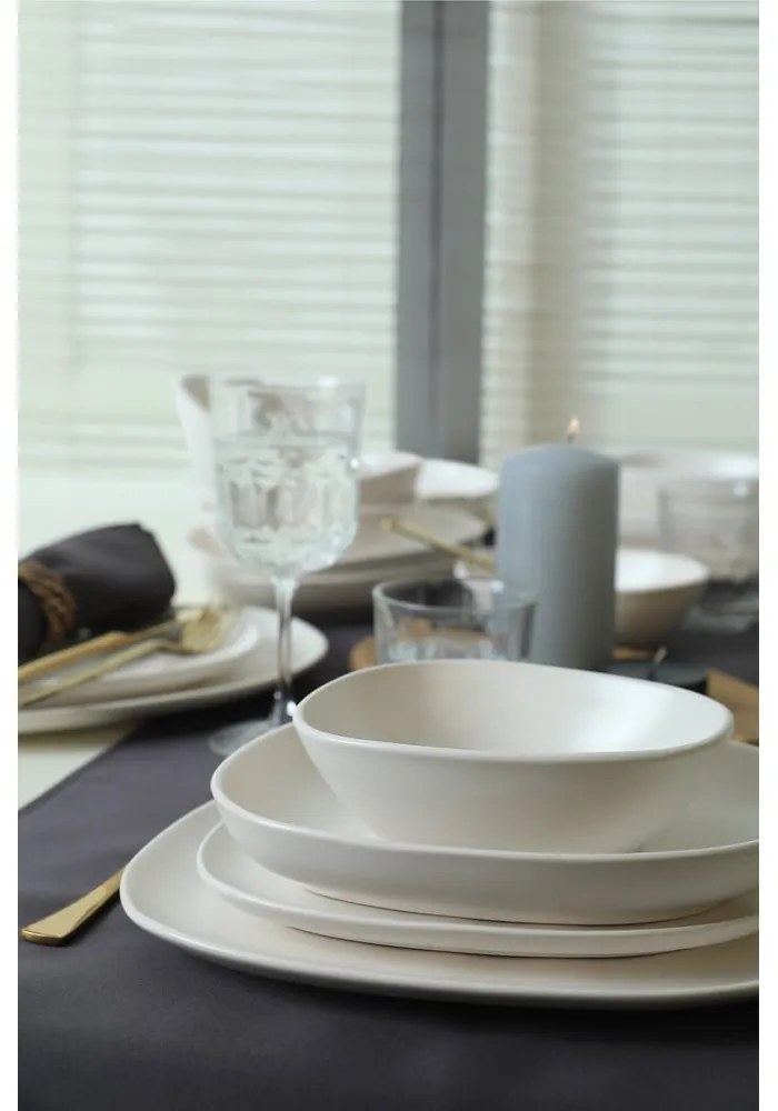 Ceramiczny zestaw talerzy 24 szt. – Hermia