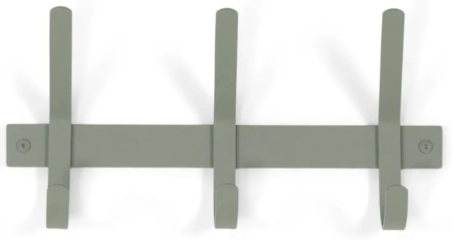 Zielonoszary metalowy wieszak ścienny Dexter – Spinder Design
