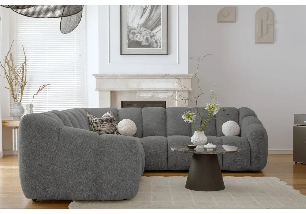 Szary narożnik Shell – Miuform