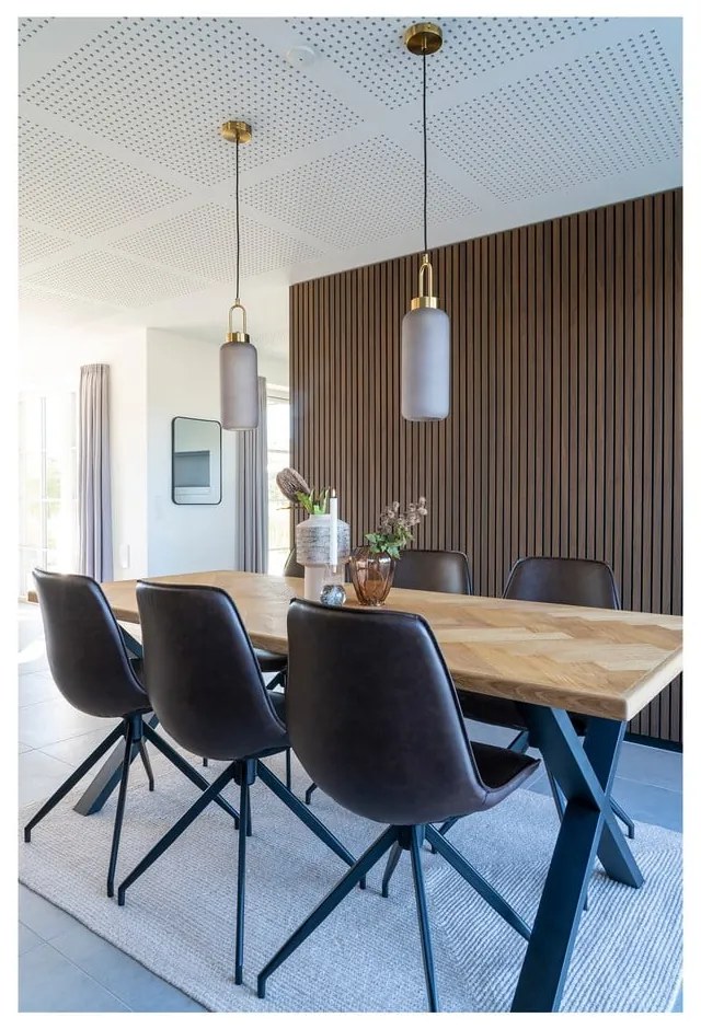 Brązowe krzesła zestaw 2 szt. Monaco – House Nordic