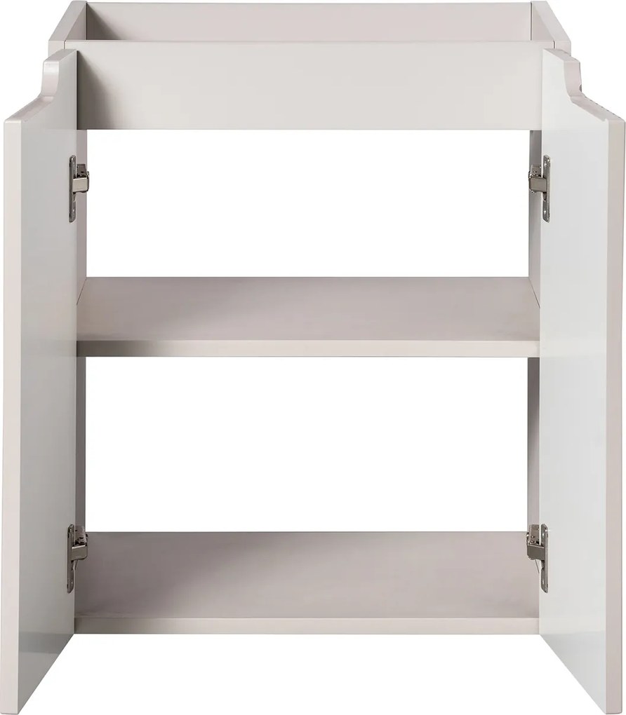 Wisząca szafka umywalkowa 2-drzwiowa Nova 50 cm, kaszmir mat