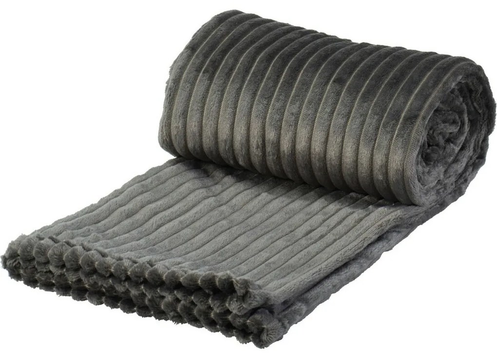 Koc Stripes Grey, 130 x 160 cm