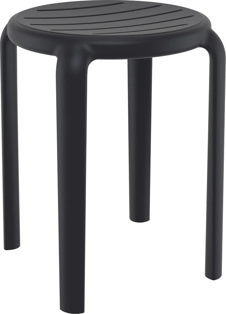 Plastikowy taboret do domu i kawiarni Tom Bar 45