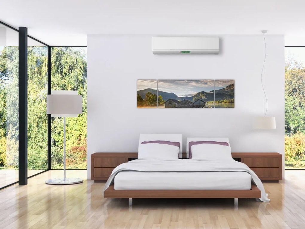 Obraz jeziora (170x50 cm)