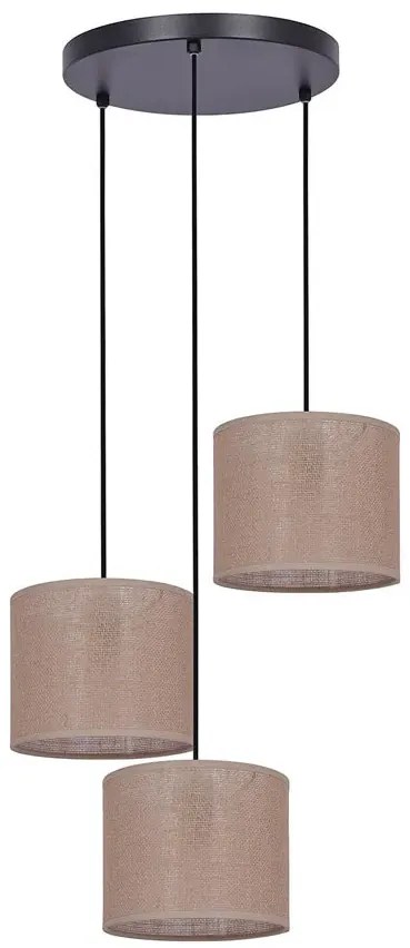 Regulowana lampa wisząca z 3 abażurami - S954-Dantino