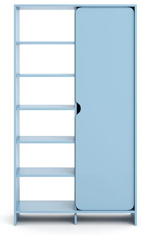 Niko szafa z półkami Baby Blue