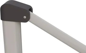 HYPERION 340 PRESTIGE – luksusowy huśtawkowy parasol ogrodowy z bocznym drążkiem : Kolor parasola - Aloes