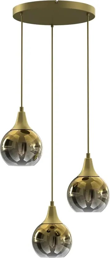 Lampa złota wisząca glamour Z8-D60