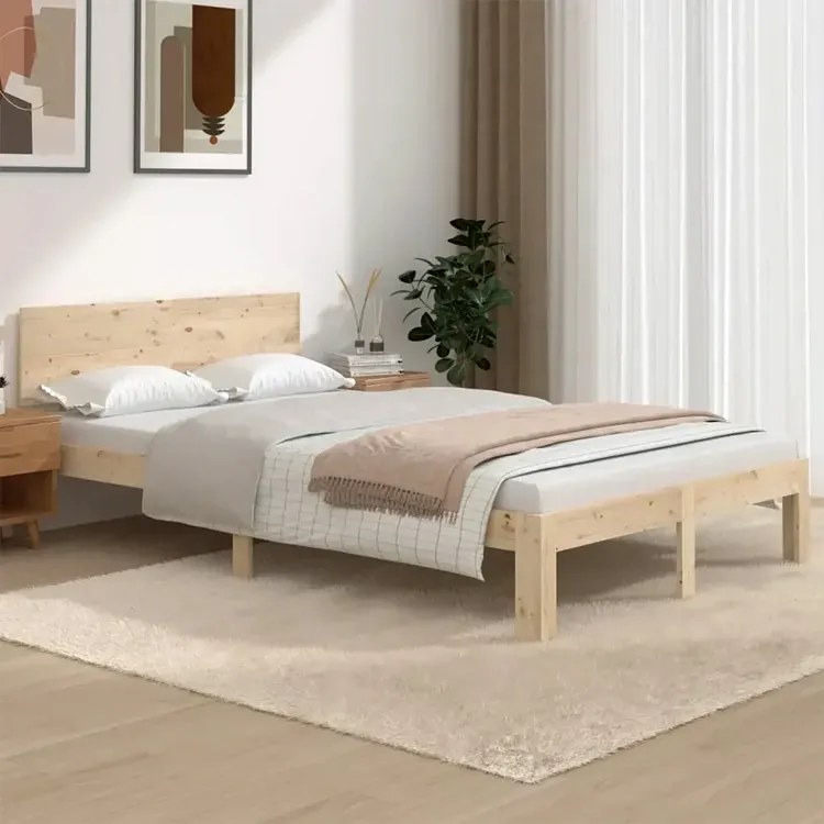 Łóżko z naturalnej sosny 120x200 N9-B12